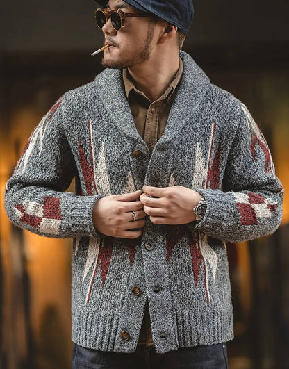Fabian Men's Cardigan - front view