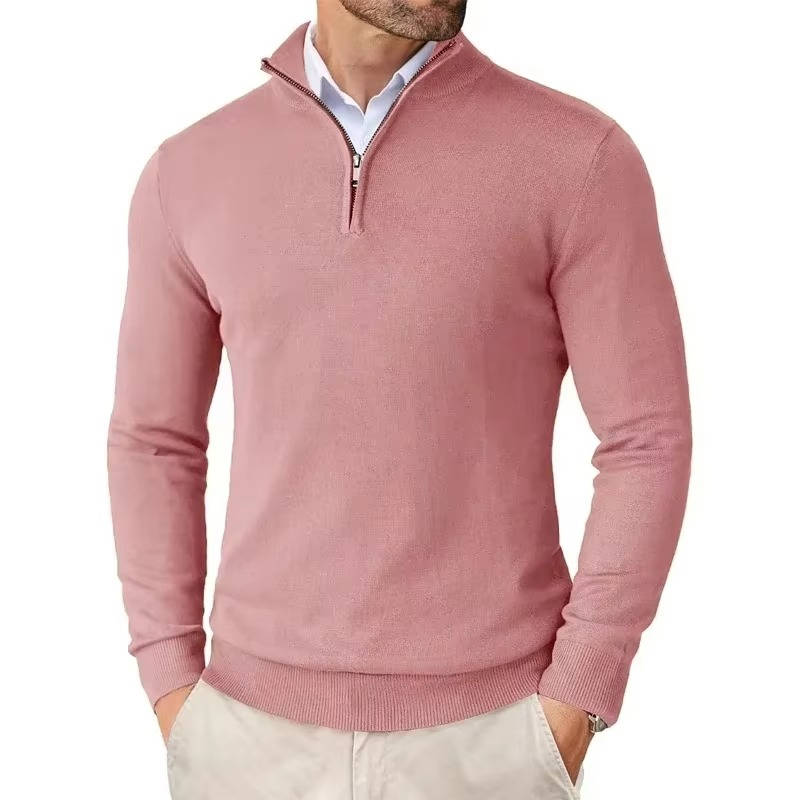 Bruno Men's Sweater - fabric and finish detail