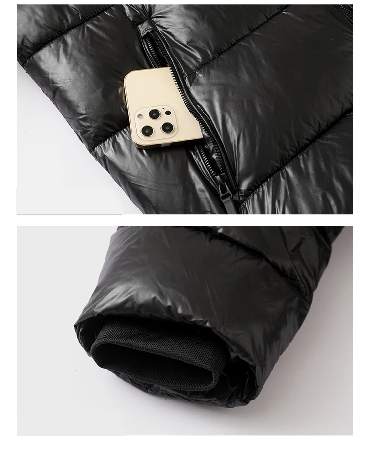 Isaac Men's Puffer Jacket - flat lay