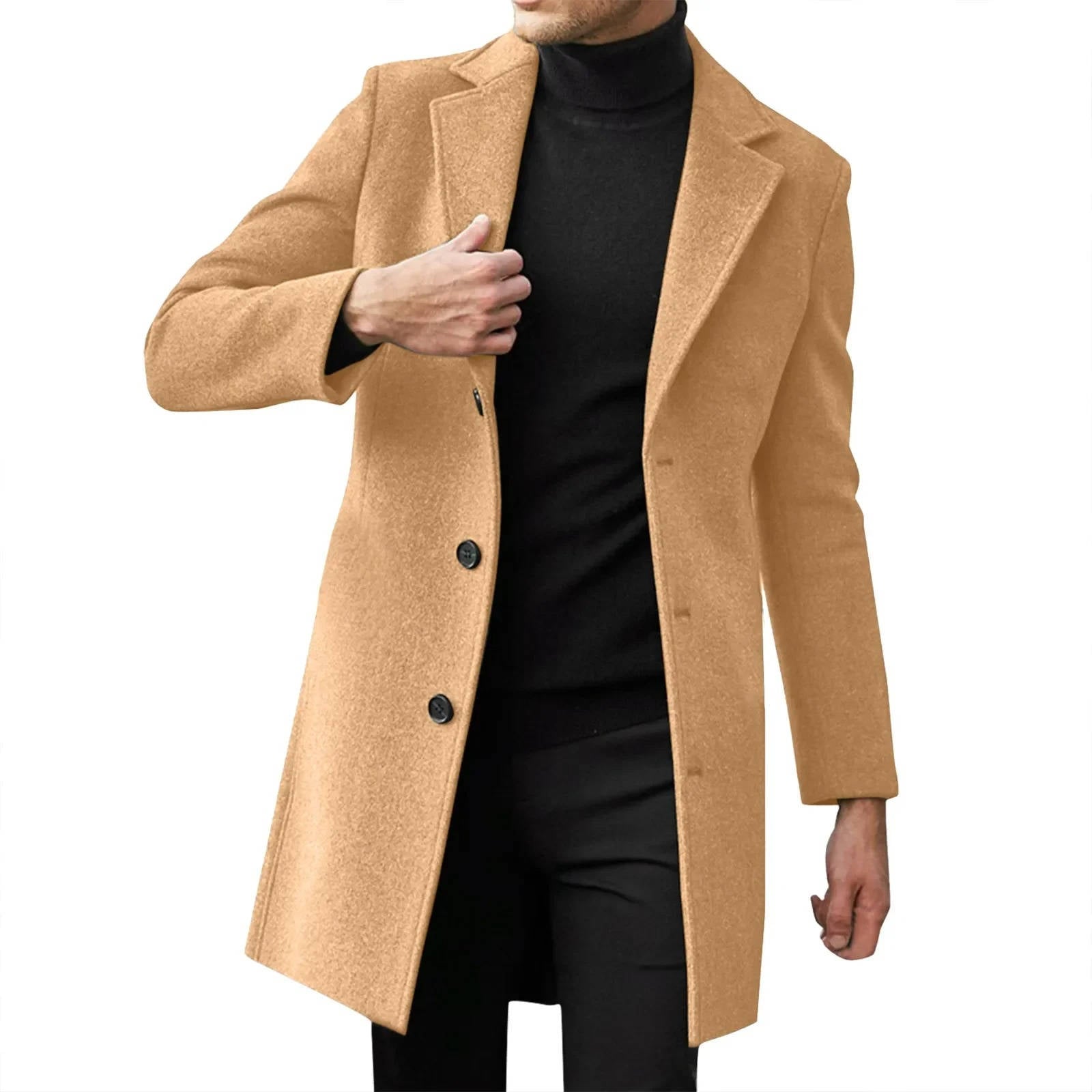 Ezra Men's Coat - flat lay