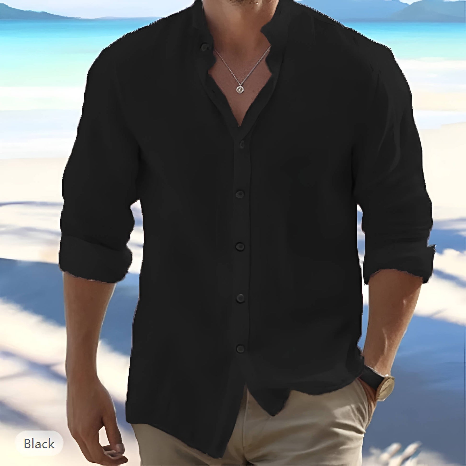 Sable Women's Shirt - fabric and finish detail