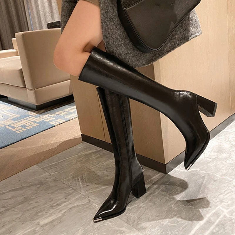 Liana Women's Knee-high Boots - full-length view