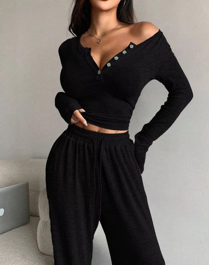 Sienna Women's Wide Leg Trousers - shown in use