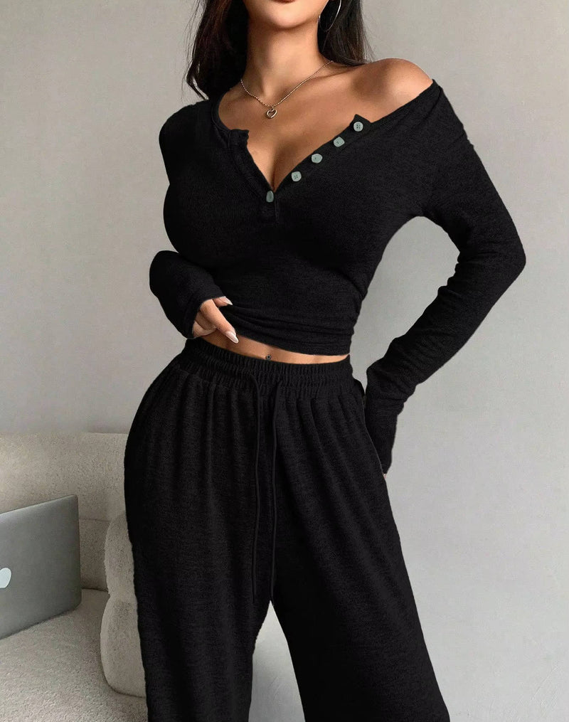 Sienna Women's Wide Leg Trousers - shown in use