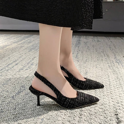 Beatrix Women's Toe Slingbacks - back view