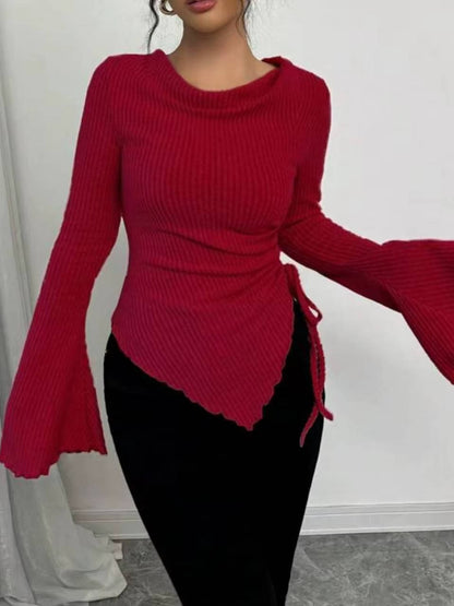 Freya Women's Asymmetric Blouse - shown in use