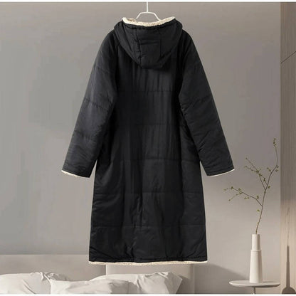 Xanthe Women's Quilted Coat - close-up detail