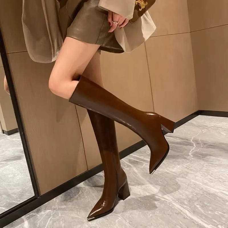 Liana Women's Knee-high Boots - front view