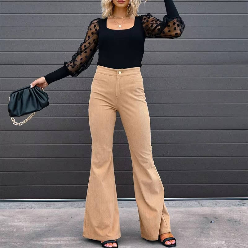 Talia Women's Trousers - close-up detail
