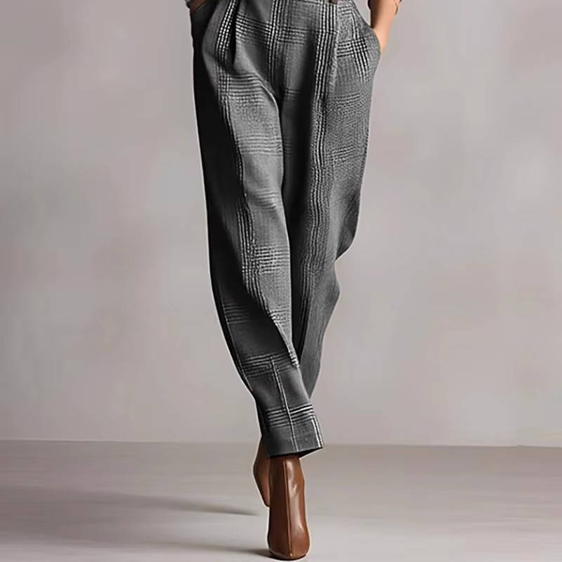 Noor Women's Plaid Jumpsuit - full-length view