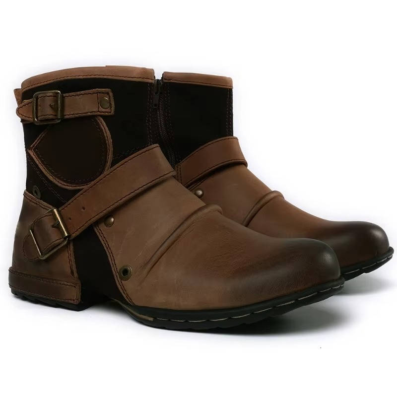 Xavier Men's Ankle Boots - front view