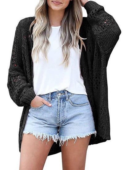 Juliette Women's Oversized Cardigan - fabric and finish detail