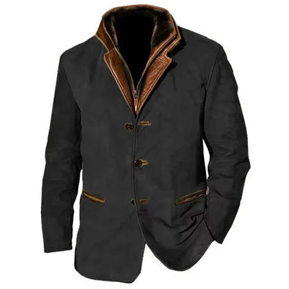 Wilder Men's Suede Blazer - front view