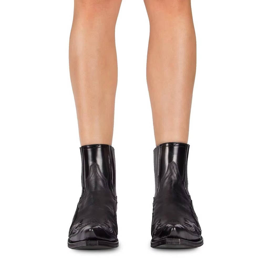 Colette Women's Ankle Boots - fabric and finish detail
