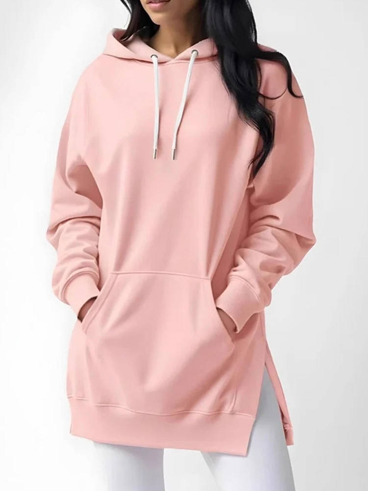 Elsie Women's Oversized Hoodie | Black, Beige