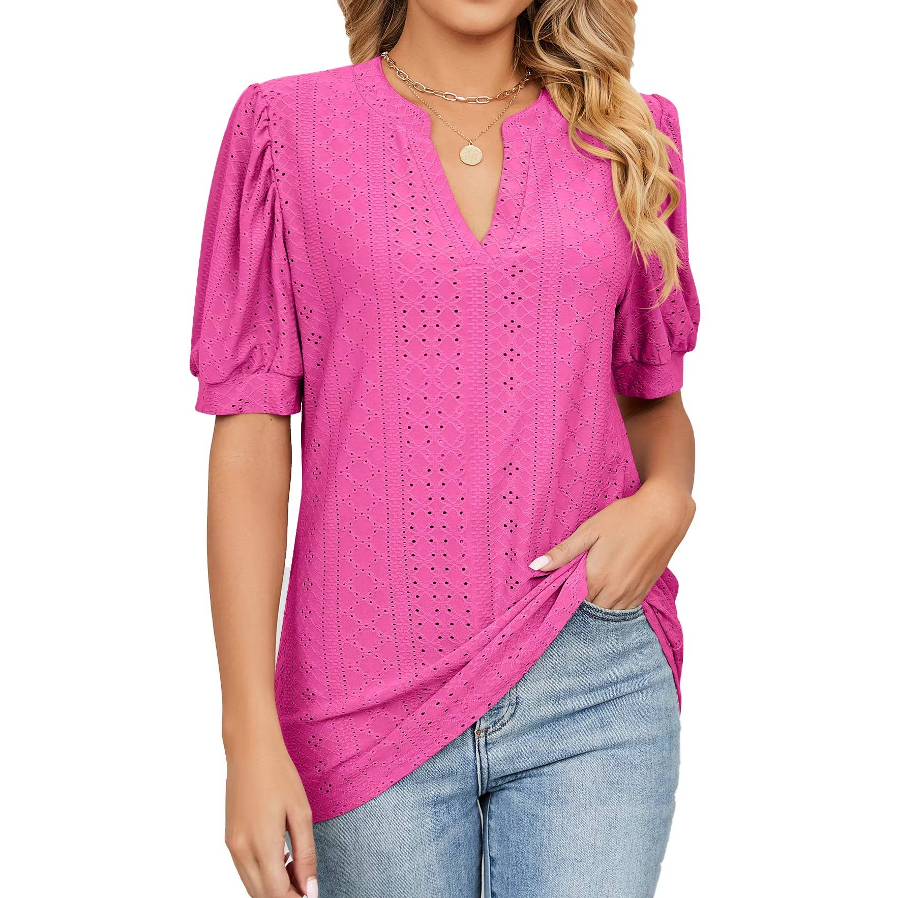 Opal Women's Blouse - flat lay