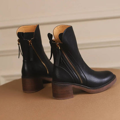 Ruby Women's Ankle Boots - styled view