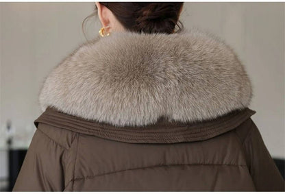 Bijou Women's Puffer Jacket - full-length view