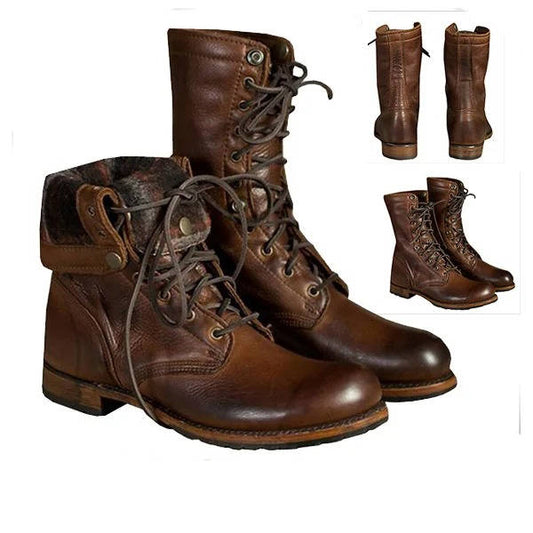 Astrid Women's Combat Boots - front view
