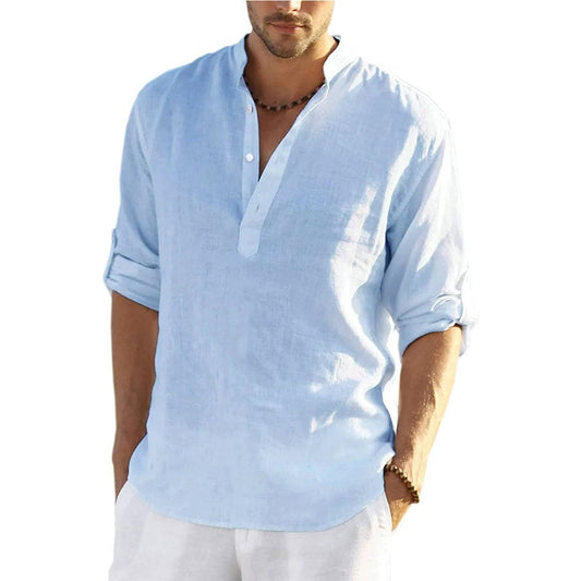 Gray Men's Shirt - front view