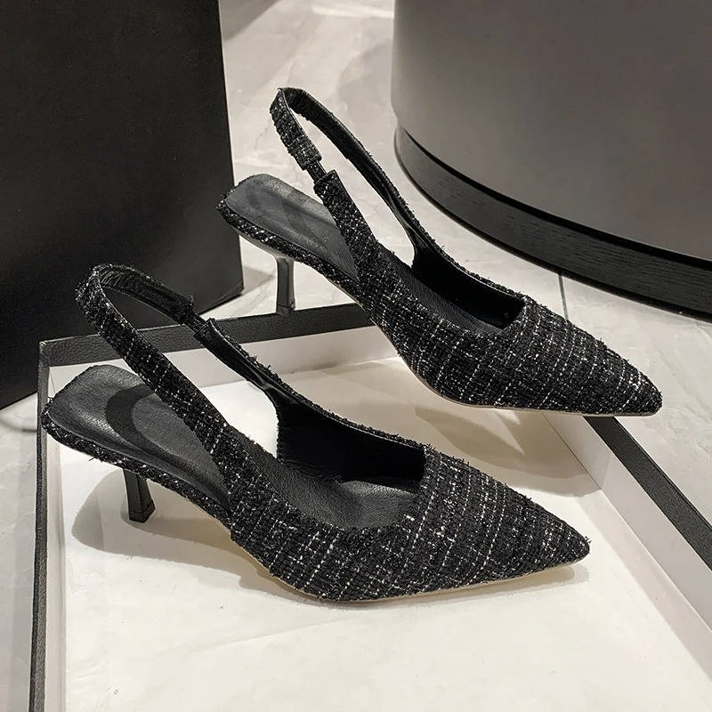 Beatrix Women's Toe Slingbacks - close-up detail