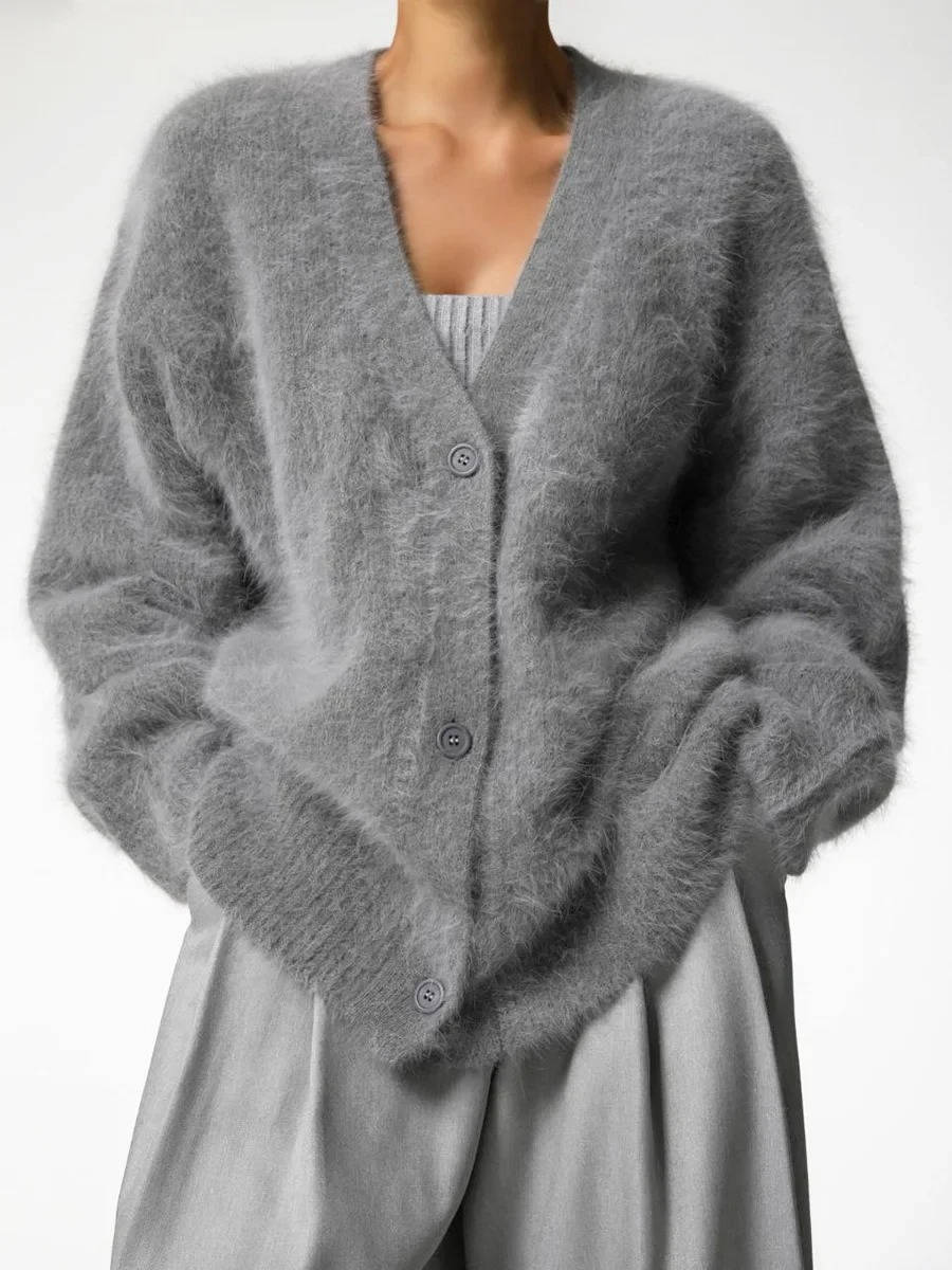Elise Women's Cardigan - fabric and finish detail