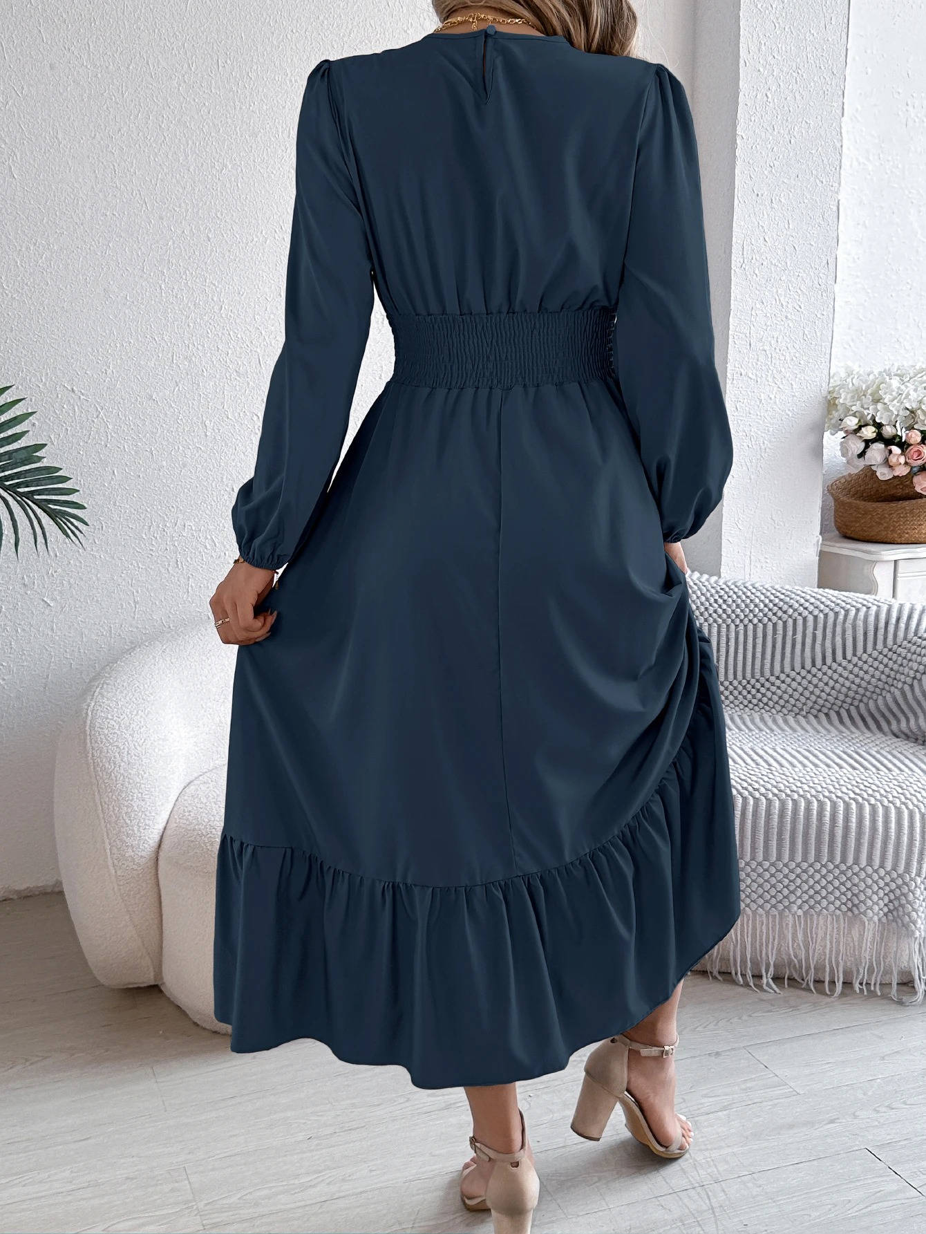 Faye Women's Midi Dress - styled view