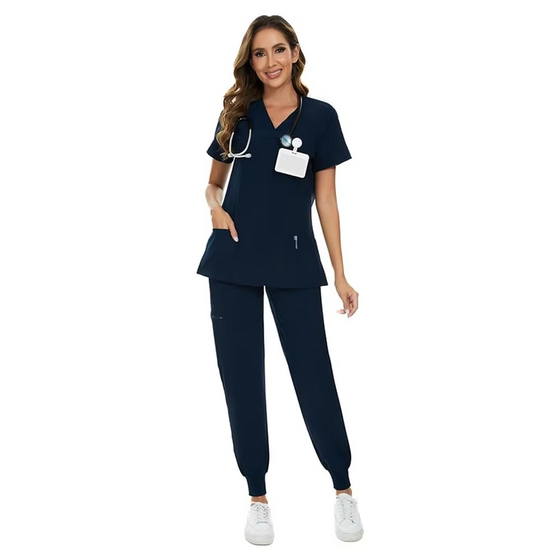 Sable Women's Scrubs - styled view