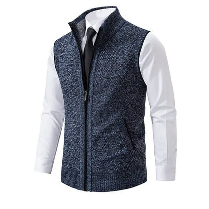Auden Men's Vest - fabric and finish detail