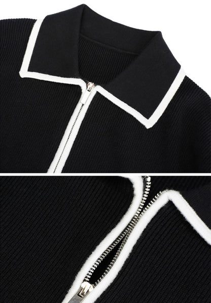 Orson Men's Cable Knit Cardigan - styled view