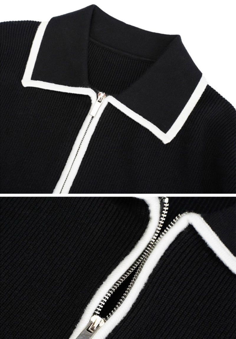 Orson Men's Cable Knit Cardigan - styled view