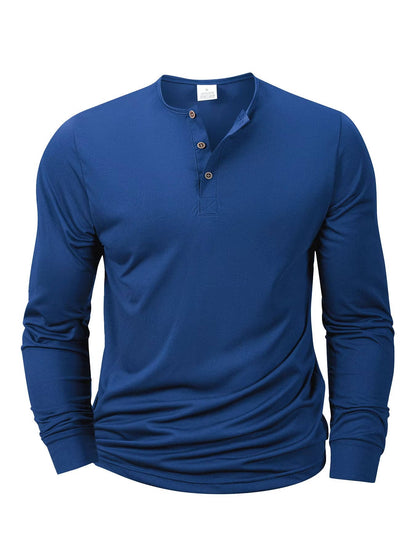 Ambrose Men's Sleeve Henley - full-length view