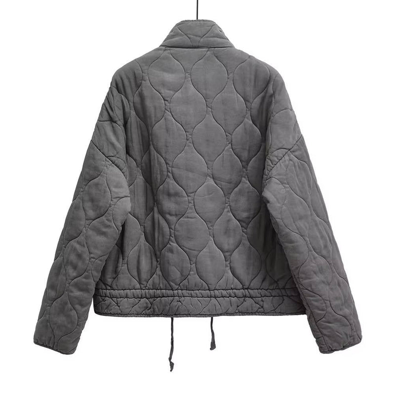 Elise Women's Quilted Jacket - close-up detail
