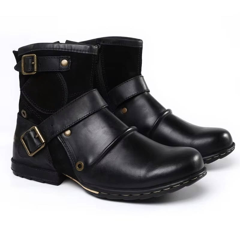 Xavier Men's Ankle Boots - styled view