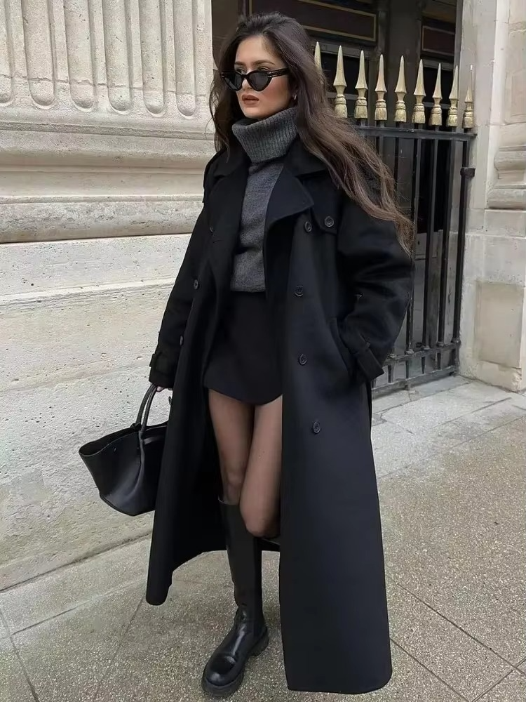 Camille Women's Coat - styled view