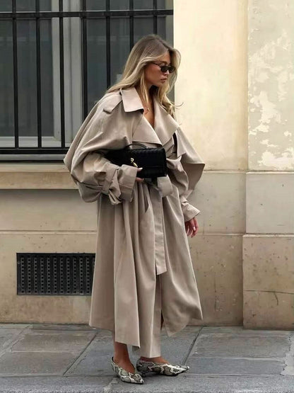 Romy Women's Trench Coat - styled view