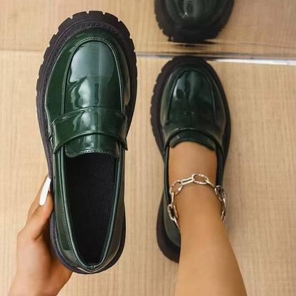 Imogen Women's Platform Loafers - flat lay