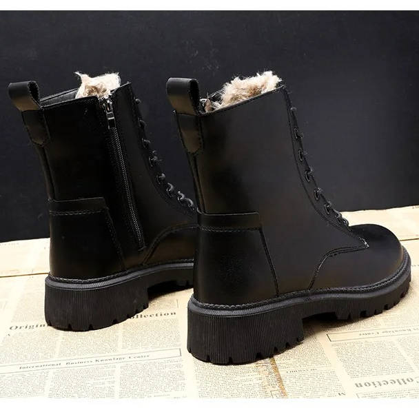 Alba Women's Combat Boots - front view