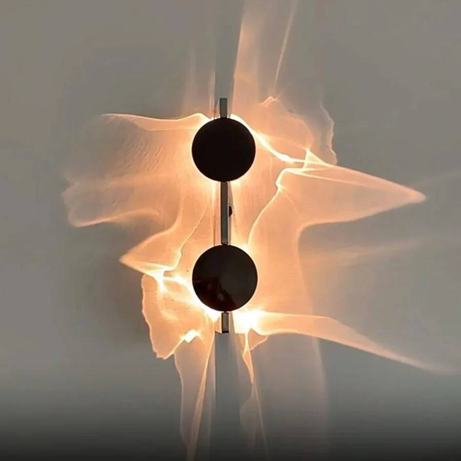 Juniper LED Wall Sconce - fabric and finish detail