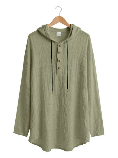 Milo Men's Linen Shirt - back view