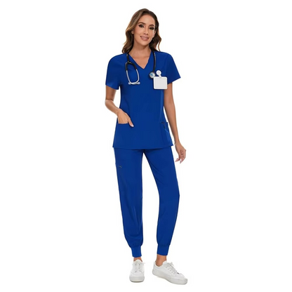 Sable Women's Scrubs - fabric and finish detail