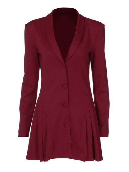 Lena Women's Pleated Mini Dress - styled view