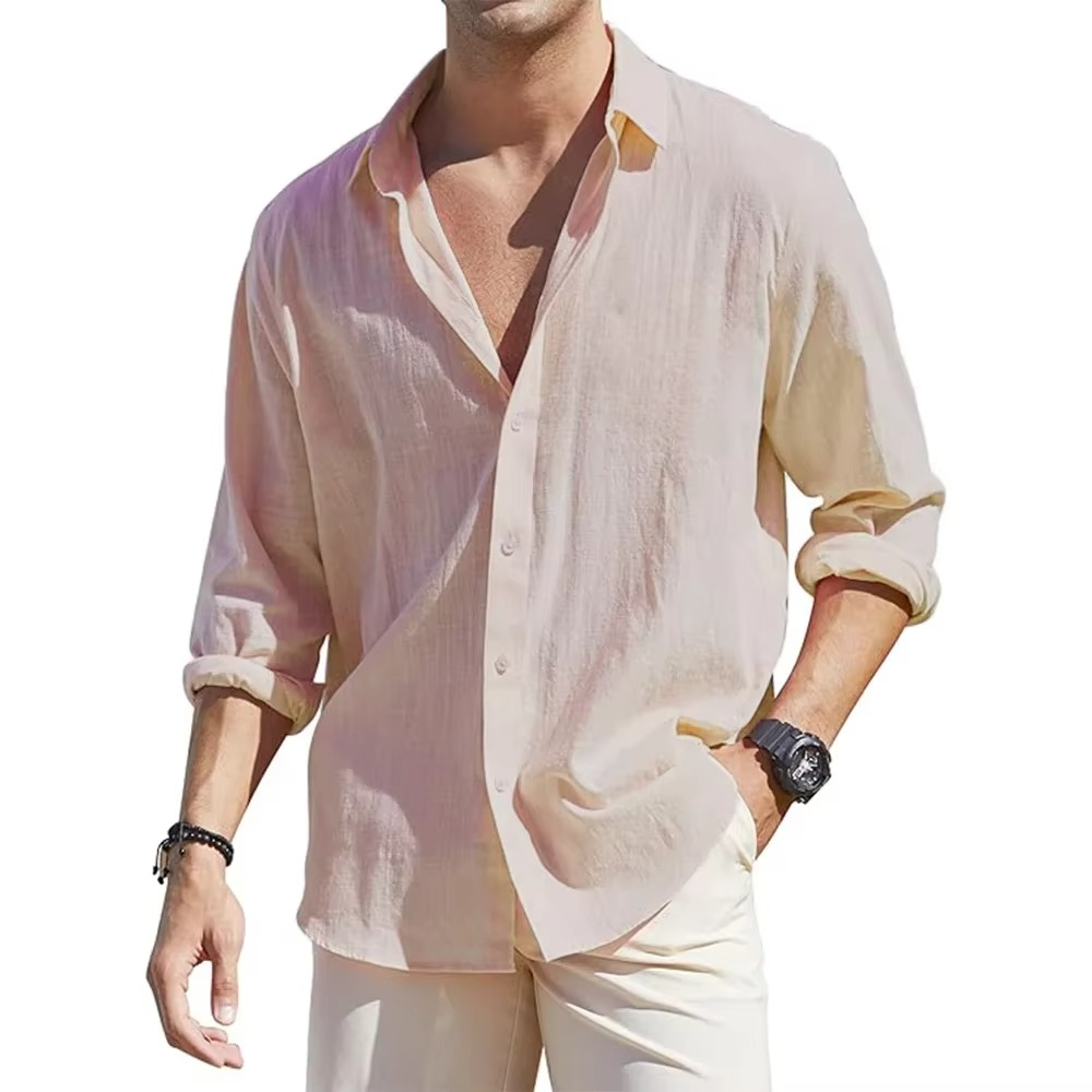 Sawyer Men's Linen Shirt - shown in use