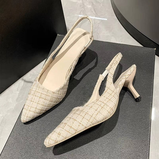 Beatrix Women's Toe Slingbacks - styled view