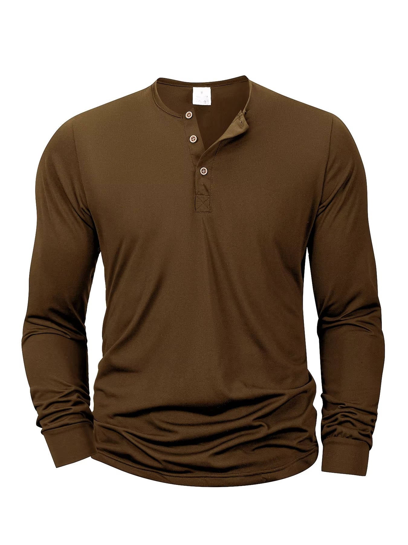 Ambrose Men's Sleeve Henley - close-up detail