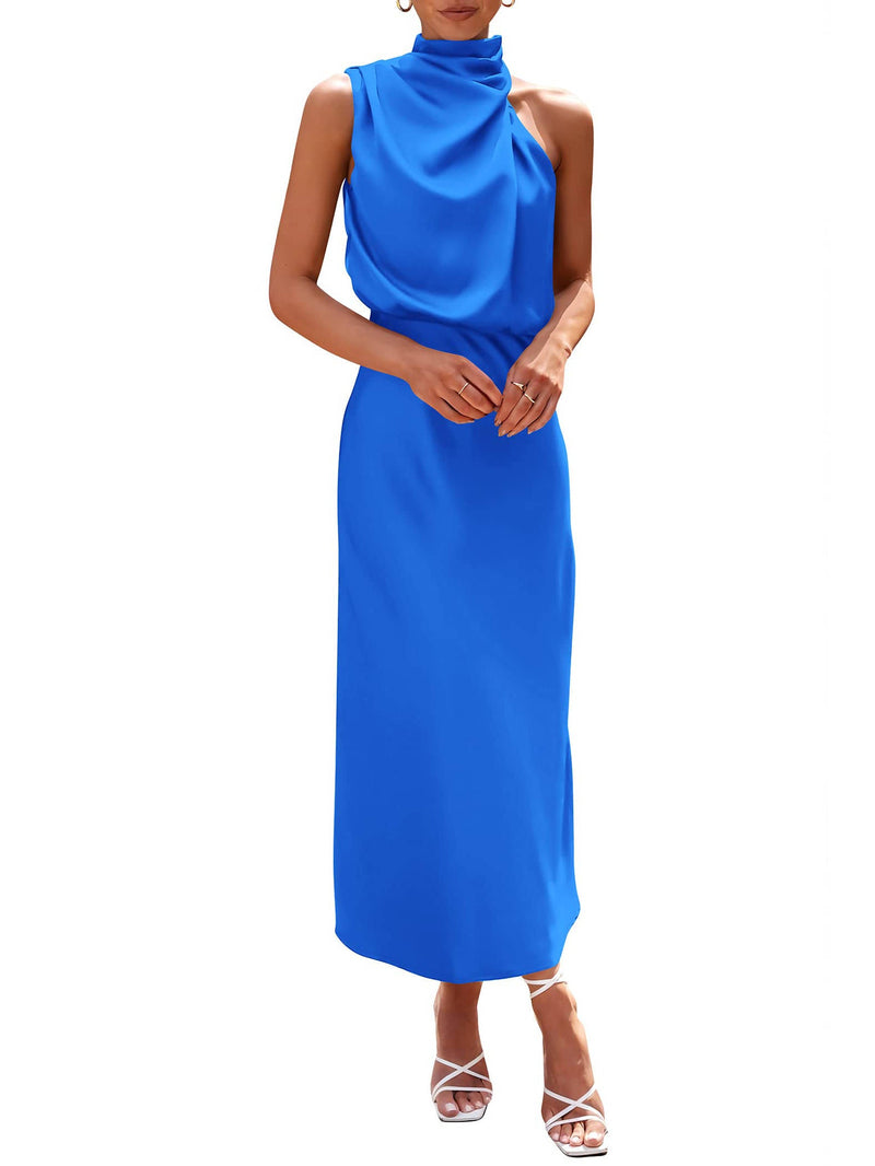 Darcy Women's Satin Maxi Dress - shown in use