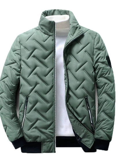 Lachlan Men's Puffer Jacket - flat lay