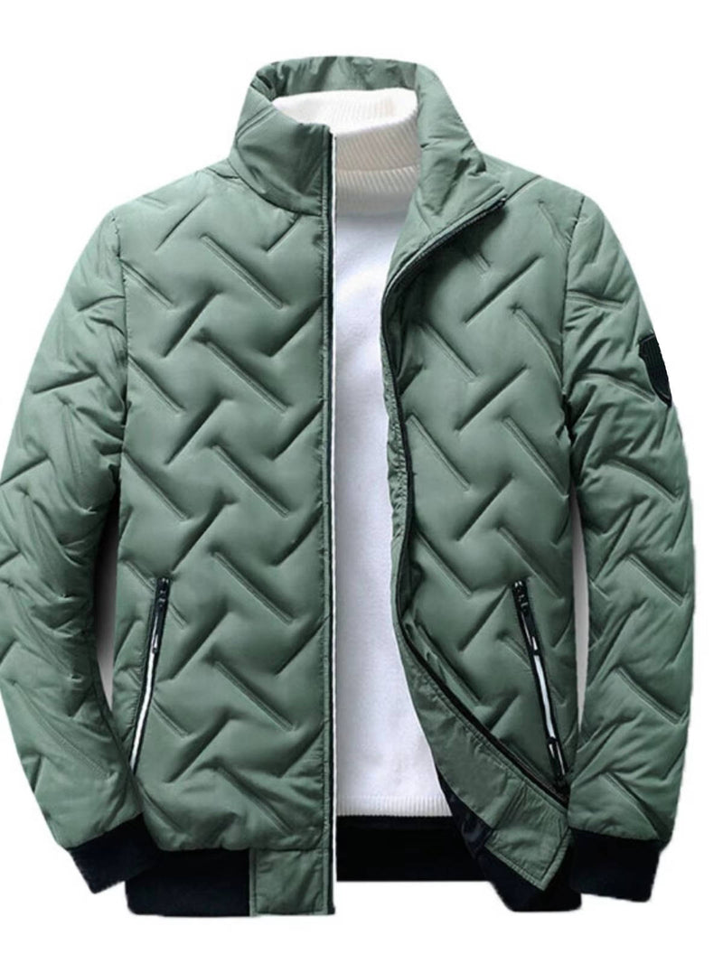 Lachlan Men's Puffer Jacket - flat lay