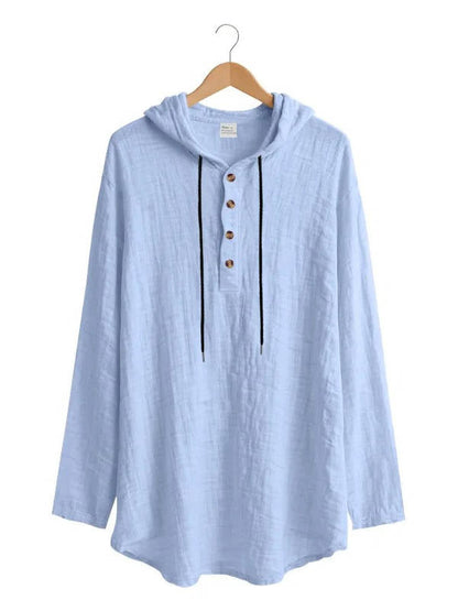 Milo Men's Linen Shirt - styled view