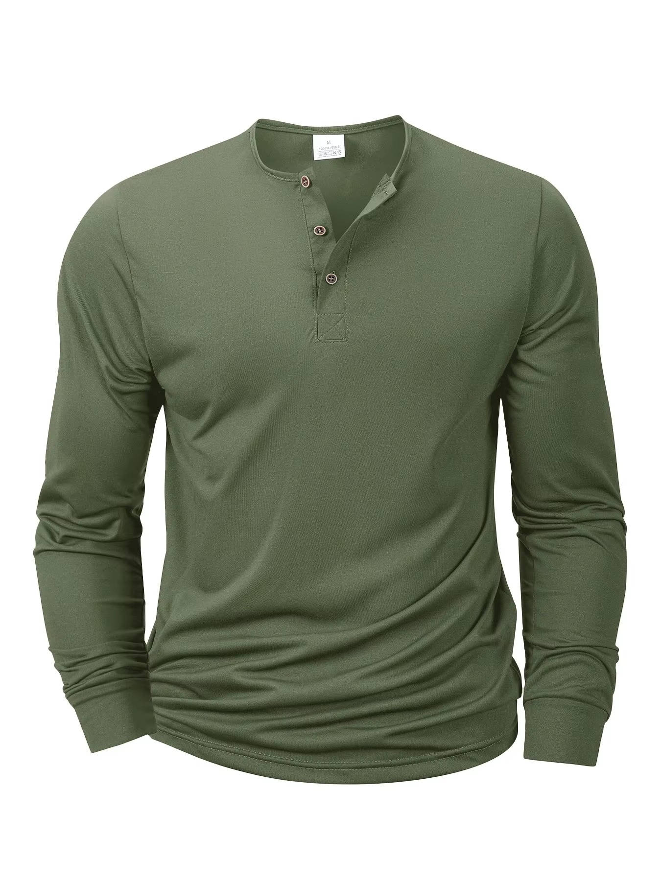 Ambrose Men's Sleeve Henley - styled view